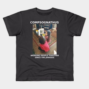 Compsognathus Togetherness Kids T-Shirt